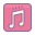 A vectorized, flat-colored illustration of the Apple Music logo.