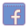 A vectorized, flat-colored illustration of the Facebook logo.