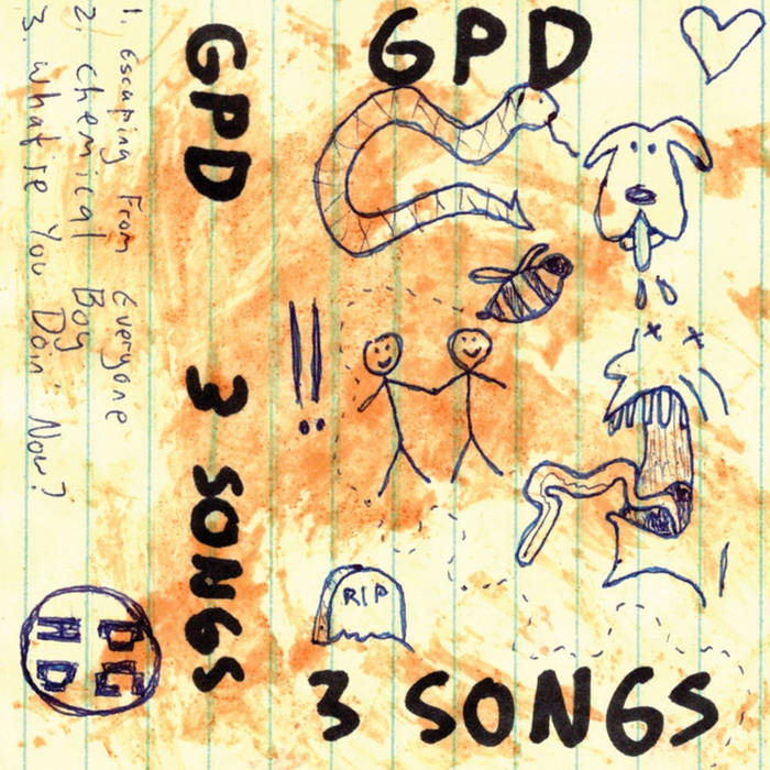 An album cover for Grady Philip Drugg's EP, '3 Songs.'